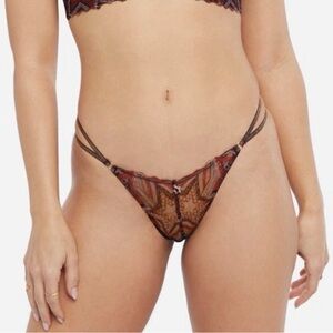 Savage X Fenty, Women's, Shining Star Lace String Bikini 1X NWT